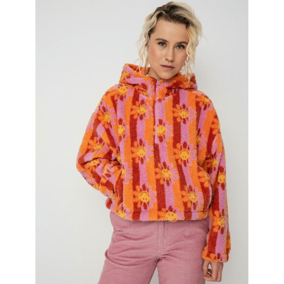 BILLABONG X SMILEY Cozy Smiles Fleece Hoodie - Picture 4 of 12